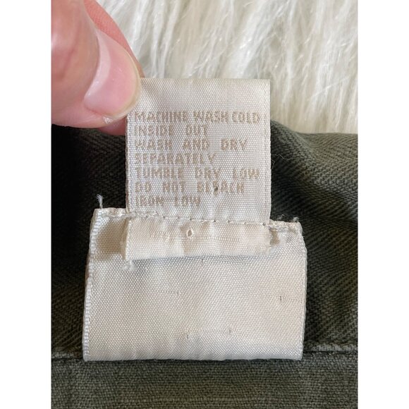 Rocawear Vintage Y2K Women's Belted Sleeveless Jumpsuit Army Green - Picture 7 of 14